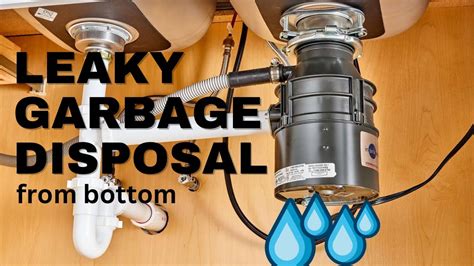 garbage disposal leaking from bottom|Garbage Disposal Leaking from Bottom: Quick Fix Solutions!